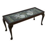 1940 Needlewoman Shop London Coffee Table Embroidery Under Glass