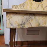 Art Deco dresser, parchment, mid-century, 50s – Italy