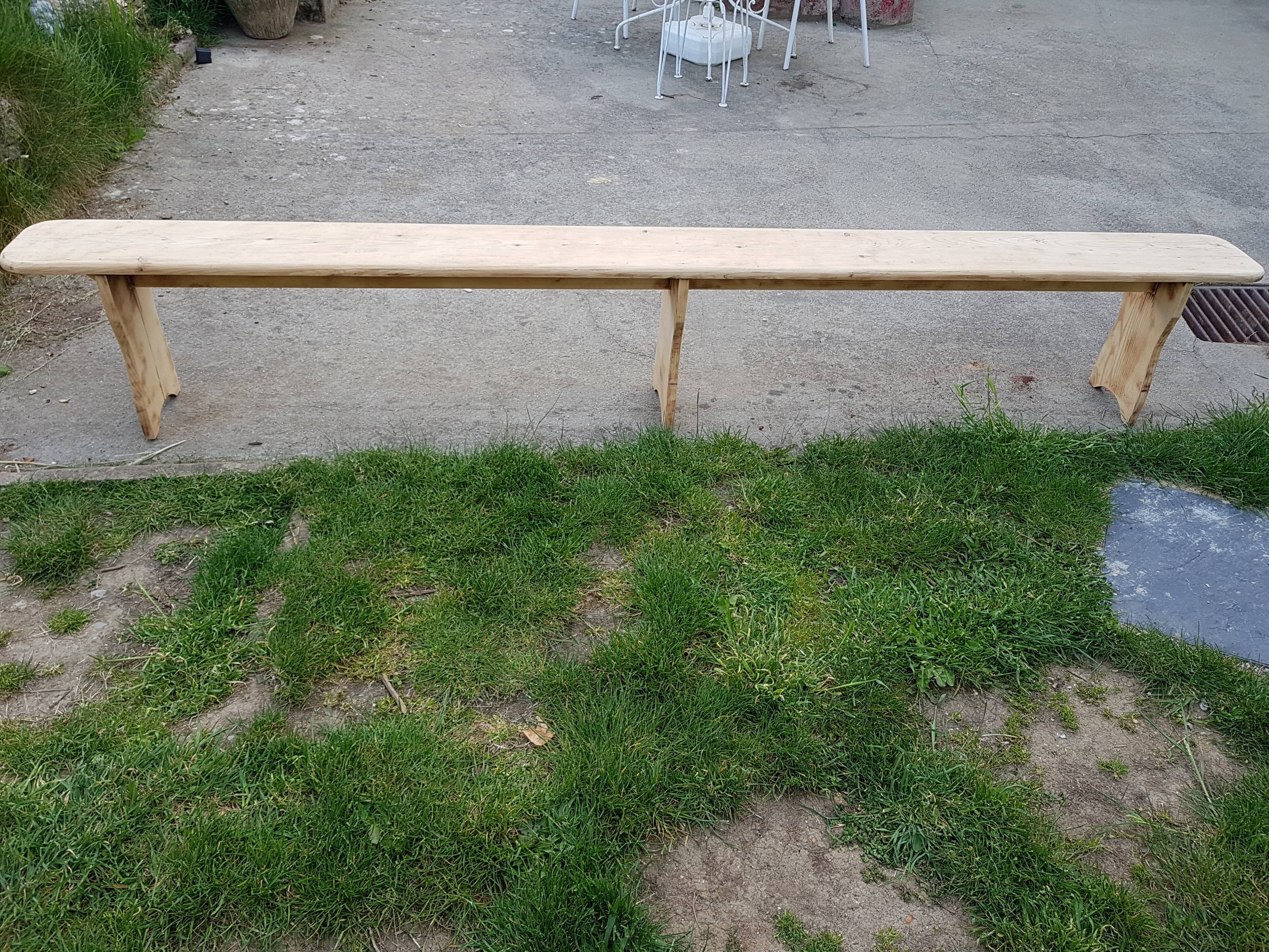 Old farm bench large model