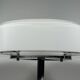1970s 1980s Ceiling Lamp by Honsel Leuchten Germany in Glass & Chrome