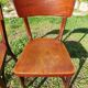 Pair of baumann bistro chairs, dark oak color