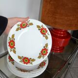 6 Bavaria W Germany floral deep plates