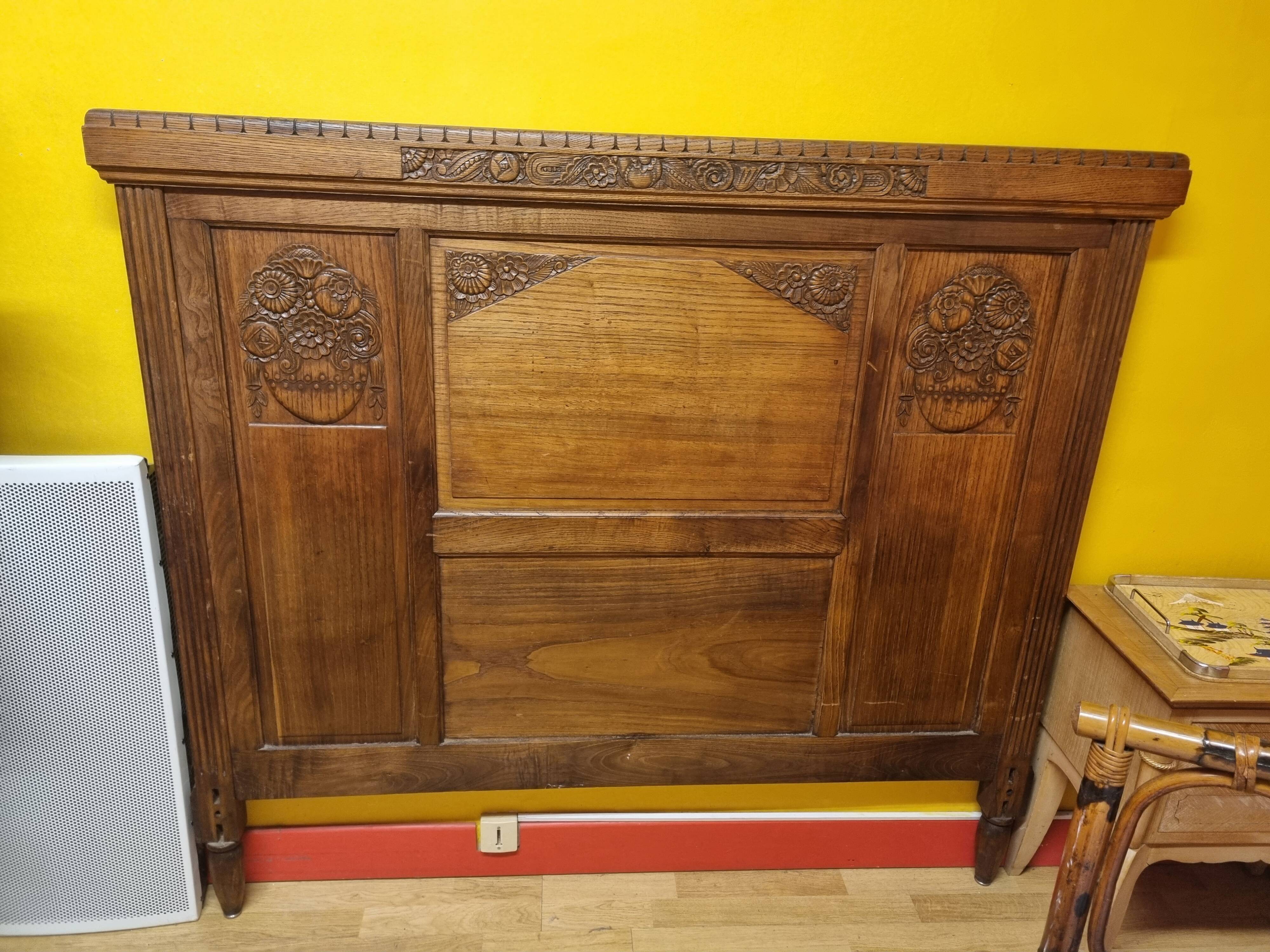 Art nouveau headboard