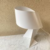 Ribbon lamp design Claire Norcross white laqué steel