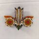 Decorative tribal wooden winged mask Z017