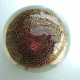 Gold spiral paper press