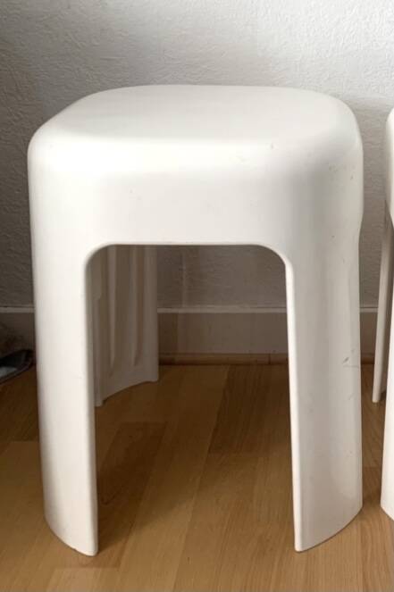 Vintage plastic stool from the 70s