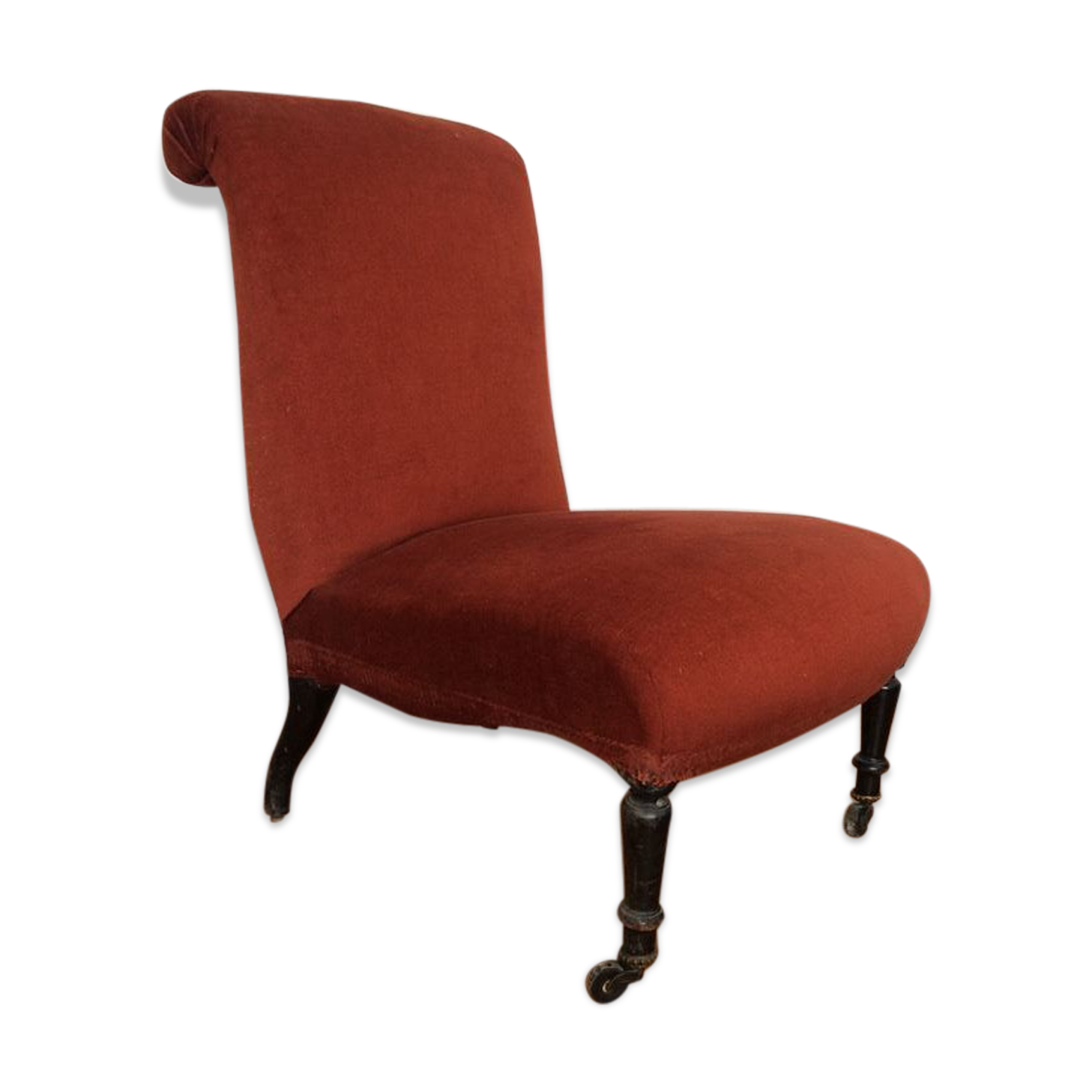 Ancienne chauffeuse Napoléon III