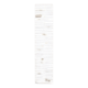 Tapis de couloir Kilim ethnique vintage à rayures, 79 x 356 cm
