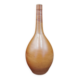 Antique glazed stoneware bottle signed EUG. VINCENT & Cie in Lyon