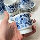 Vintage Melitta Coffee Set – White and Blue Porcelain Flowers – 1970s – Made in Germany
