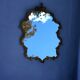 Gilded bronze rocaille mirror
