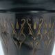 Dutch Art Nouveau occasional table with floral relief decor, 1920s