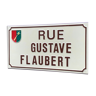 Plaque de rue vintage Alsace