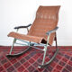 Mid Century folding rocking chair by Takeshi Nii