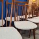 Chaises années 60 scandinave rénovées