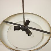 Ufo pendant lamp by josef hurka for napako 1940s