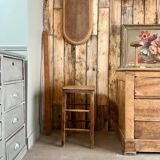 Wooden workshop stool