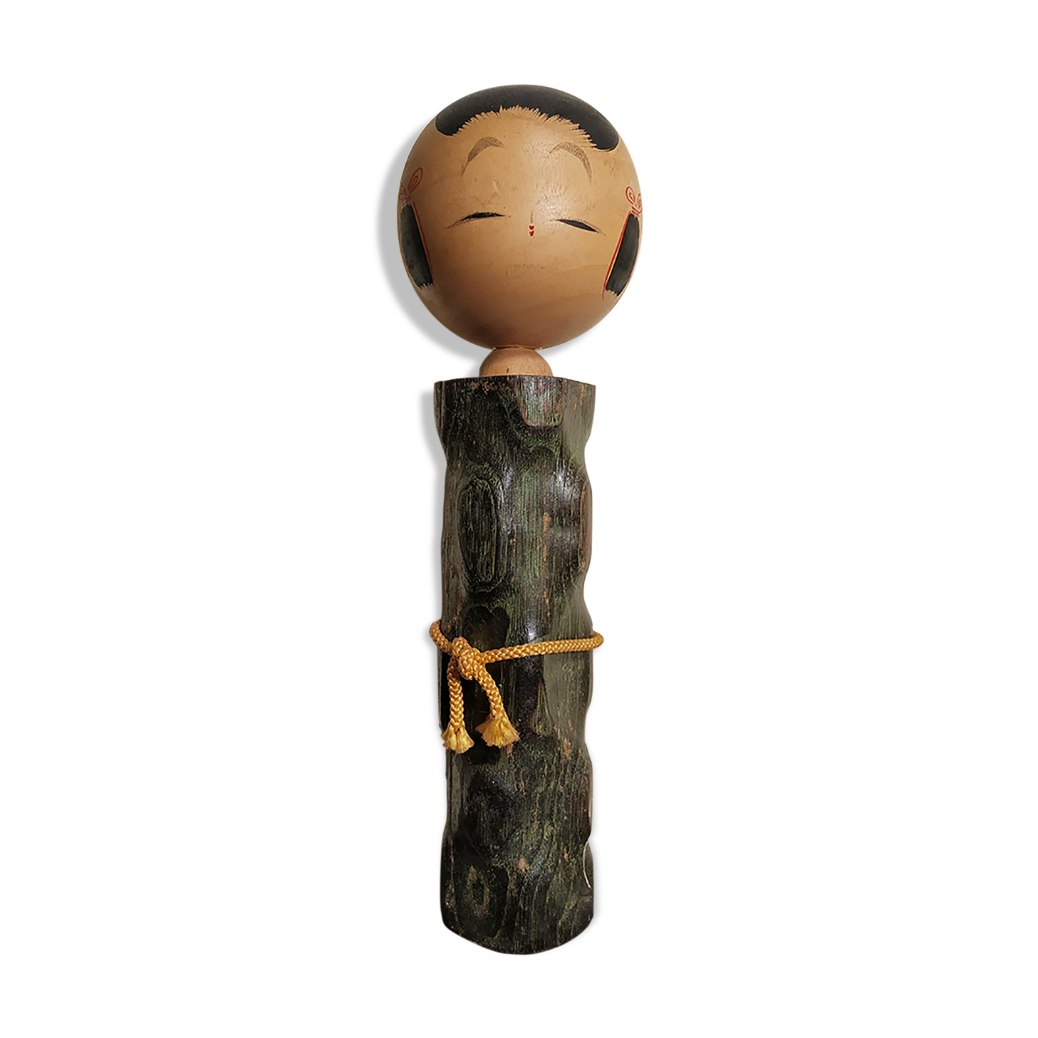 Kokeshi doll by master Okamoto Usaburo, circa 1960 - Japan