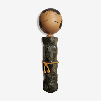 Kokeshi doll by master Okamoto Usaburo, circa 1960 - Japan