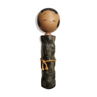 Kokeshi doll by master Okamoto Usaburo, circa 1960 - Japan