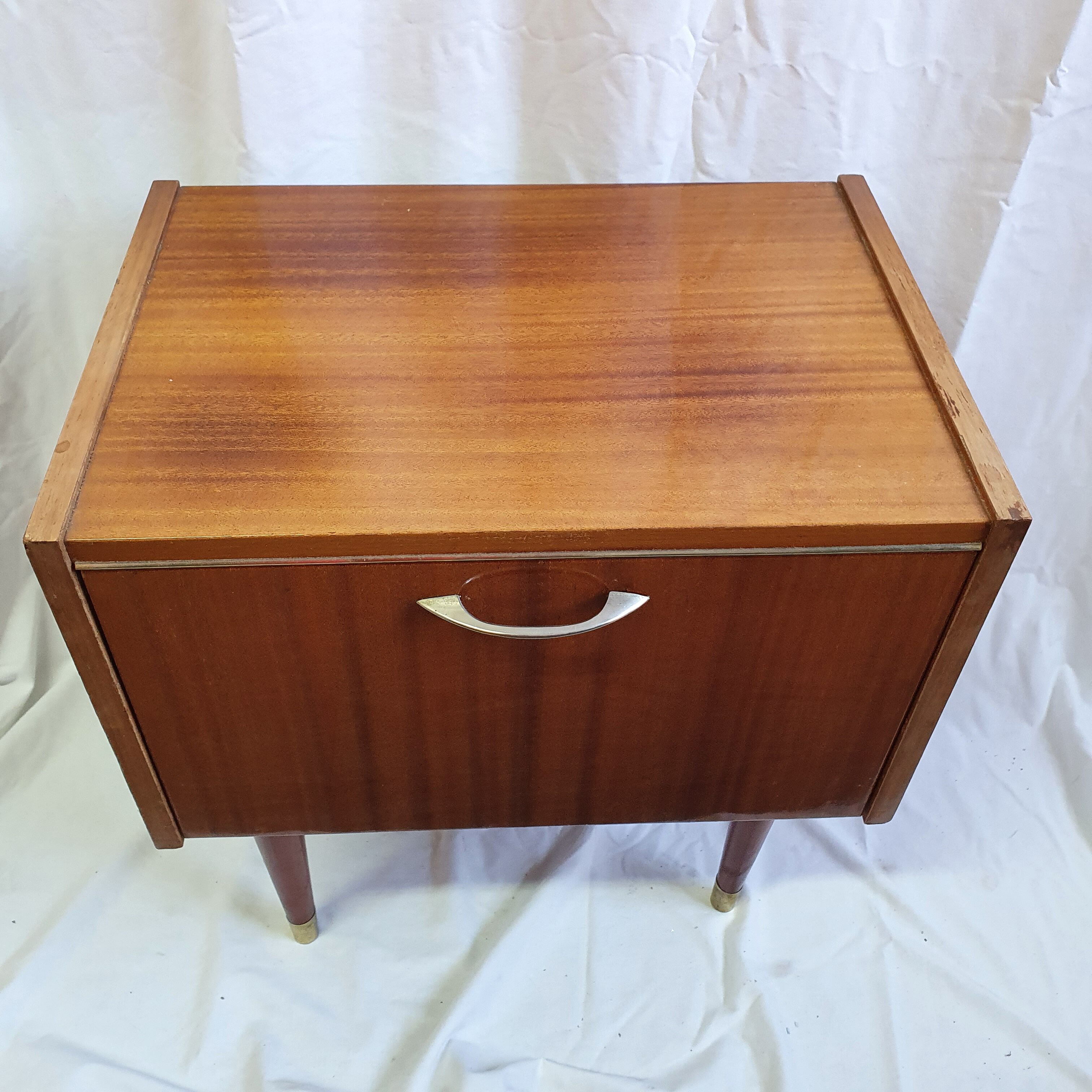 Night table, bedside of 1969, formica