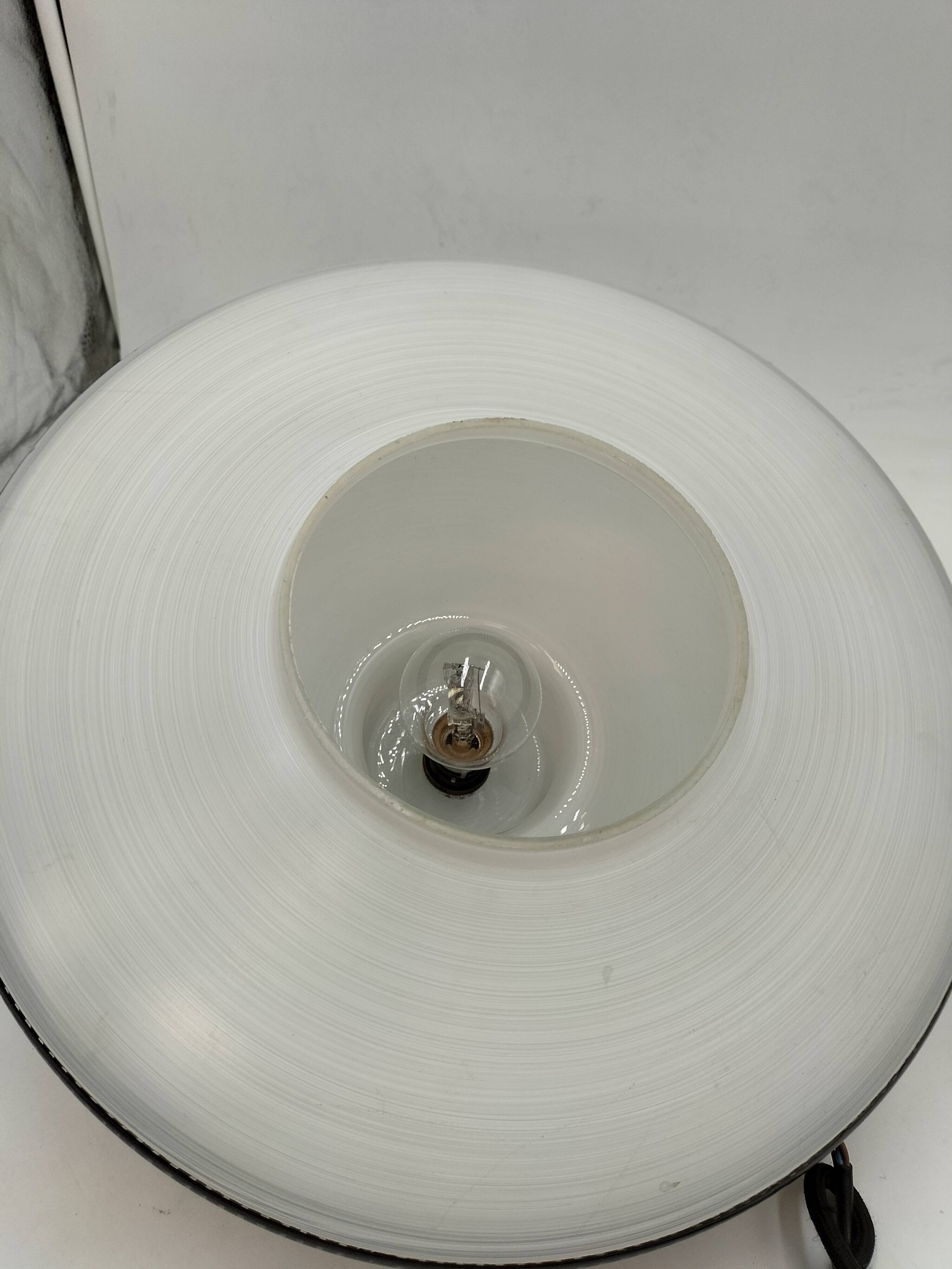 Vintage glass pendant light