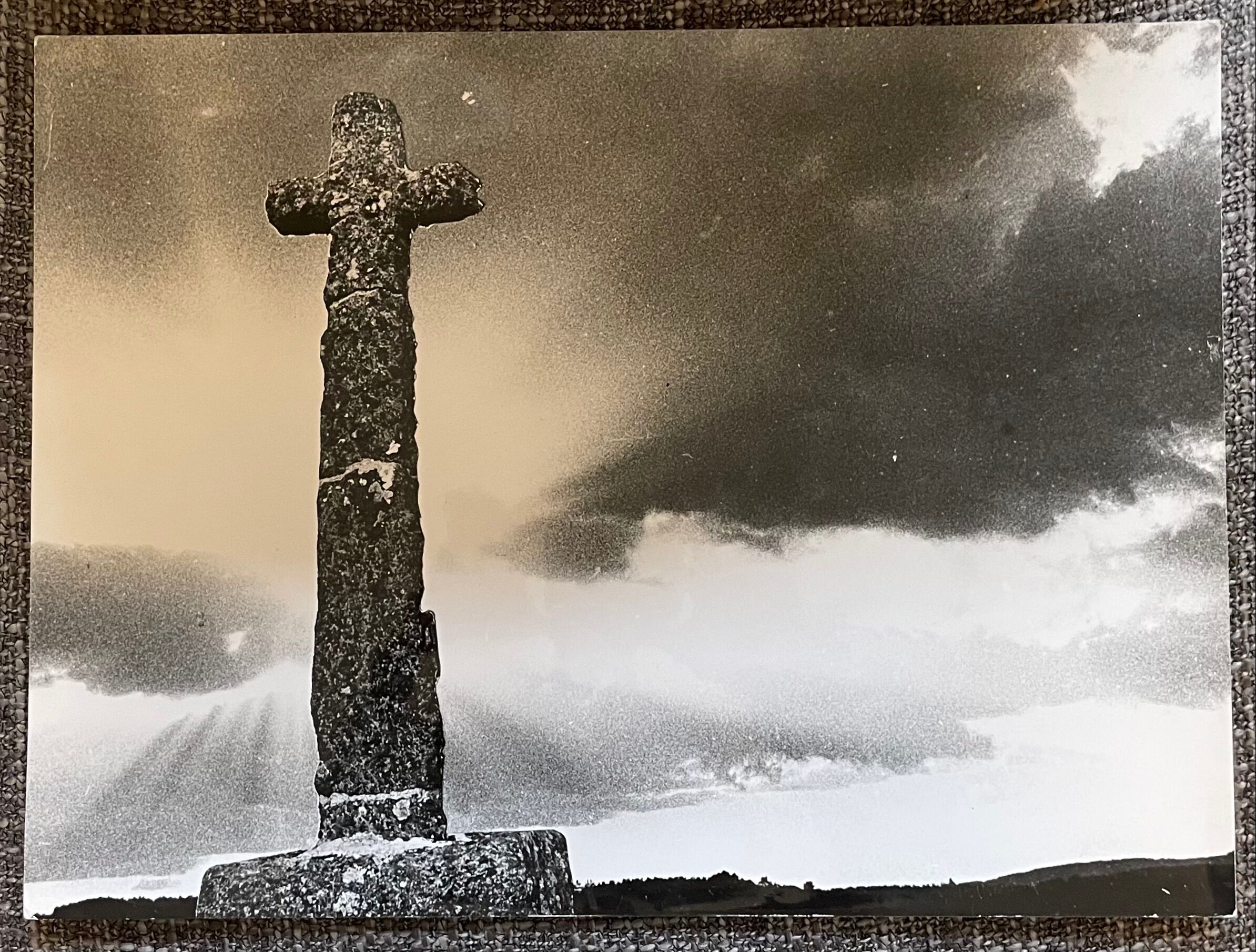 Photograph black and white silver print circa 1970 Calvary