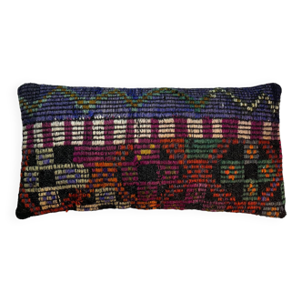 Housse de coussin kilim turc vintage, 30 x 60 cm