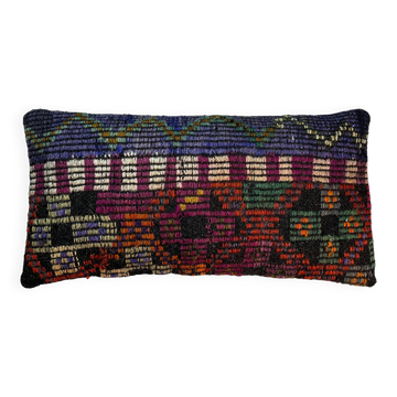 Housse de coussin kilim turc vintage, 30 x 60 cm