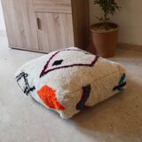 Pouf tapis marocain azilal
