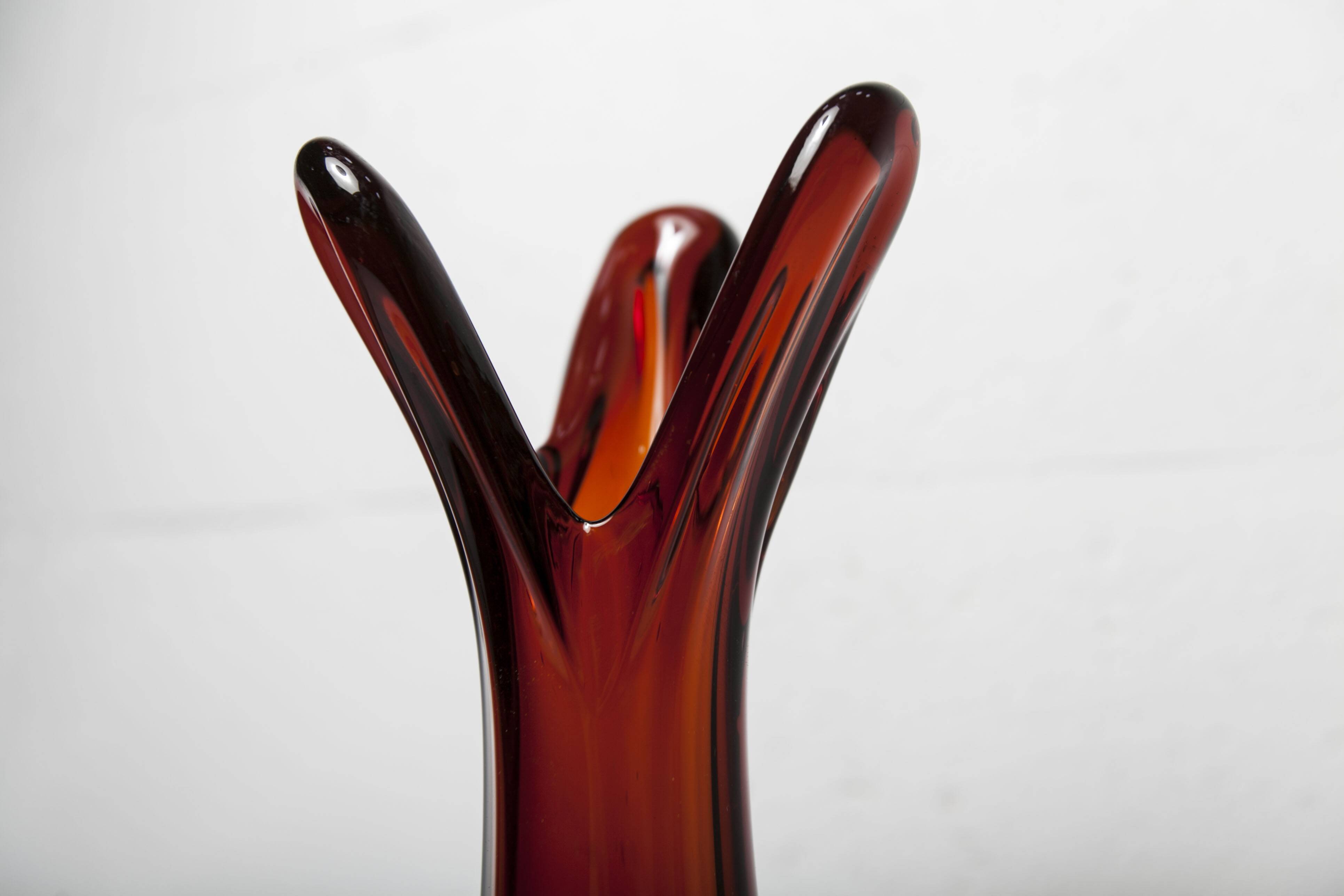 New look vase h28.5cm Murano glass 1970