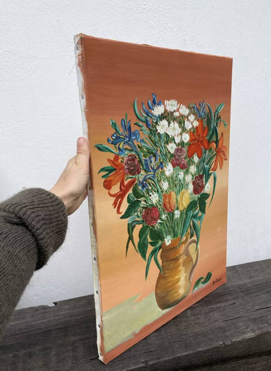 Oil painting on canvas / painting Bouquet of flowers