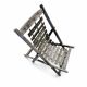 2 x weighty solid foldable wooden colonial deckchair / deck chair / 1960s