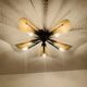 Golden Italian Flush Lamp