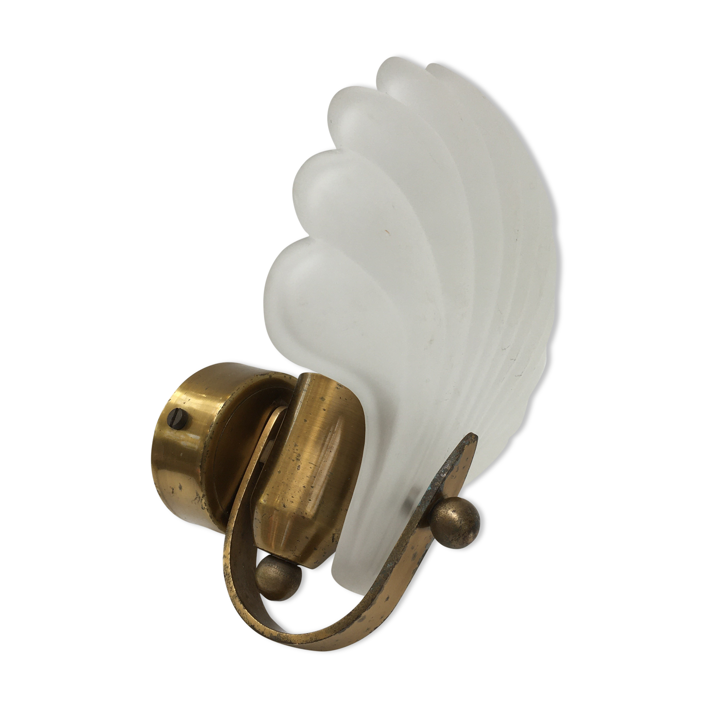 Shell Wall Lamp 70s Deknudt Selency