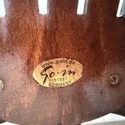 Série de 4 fauteuils vintage en bois courbé – Élégance intemporelle