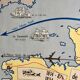 Old Rossignol school map "progress in transport/industry"
