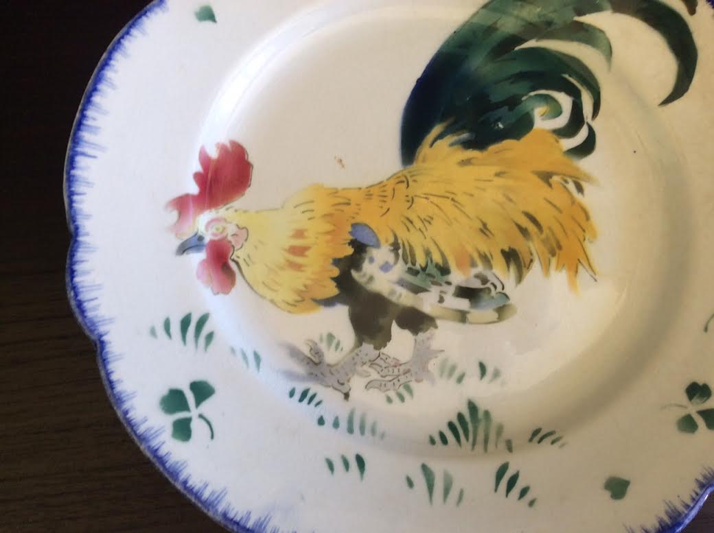 Plate Coq de Luneville