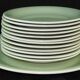 Service à dessert en faience de villeroy et boch model mettlach 12 assiettes et un plat