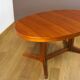 Vintage 1960 Baumann Oval Dining Table