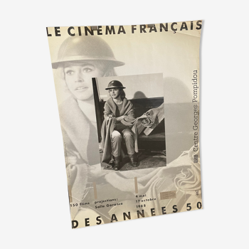 Poster, Brigitte Bardot - French cinema of the 50s - 1988