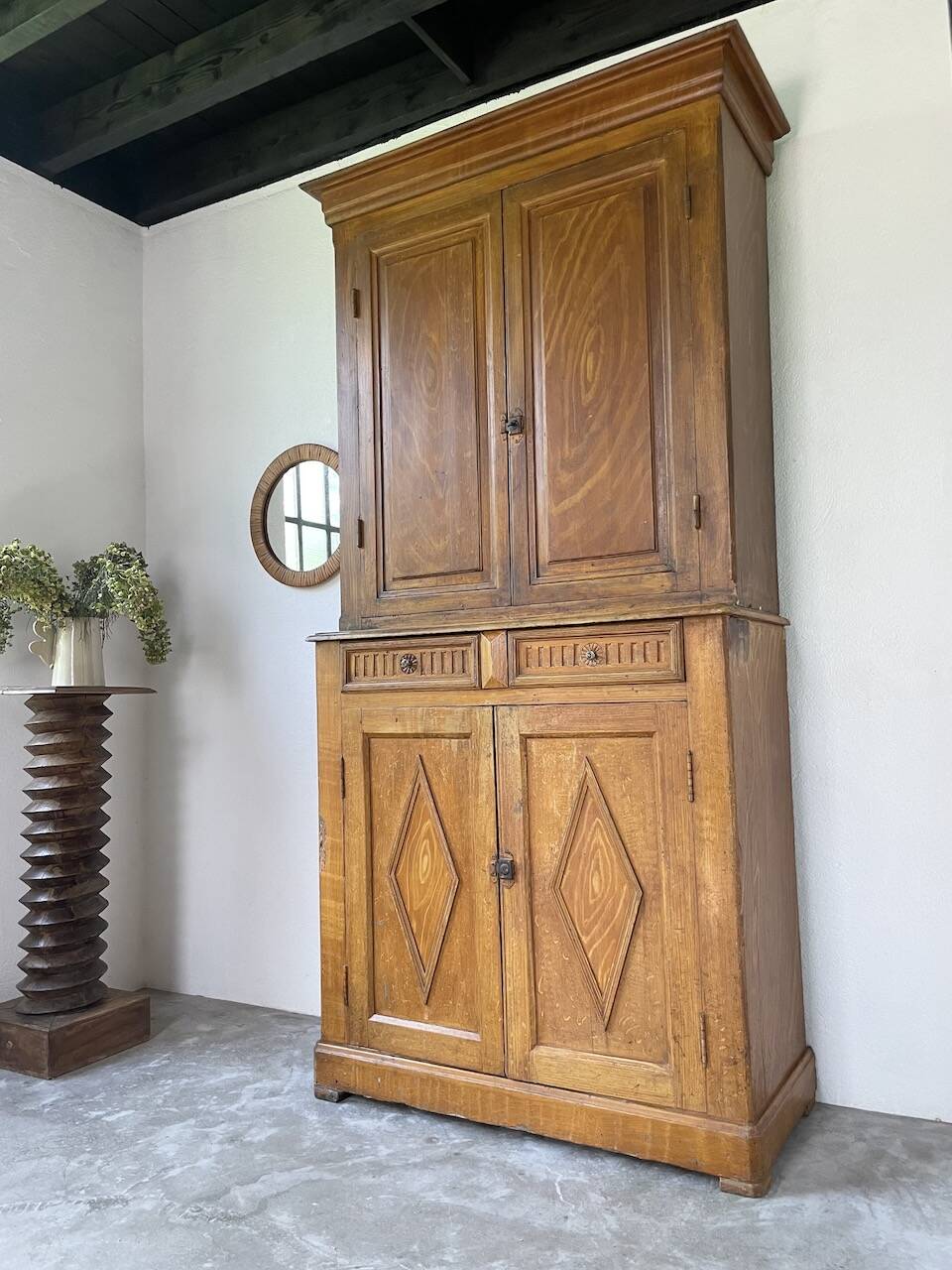 Two-body grocery cabinet, 1900