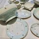 Lot de 14 pièces en porcelaine Moulin des Loups modèle Hermes