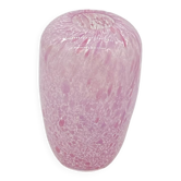 Glass paste vase, La Rochere, vintage, glassware, pink,