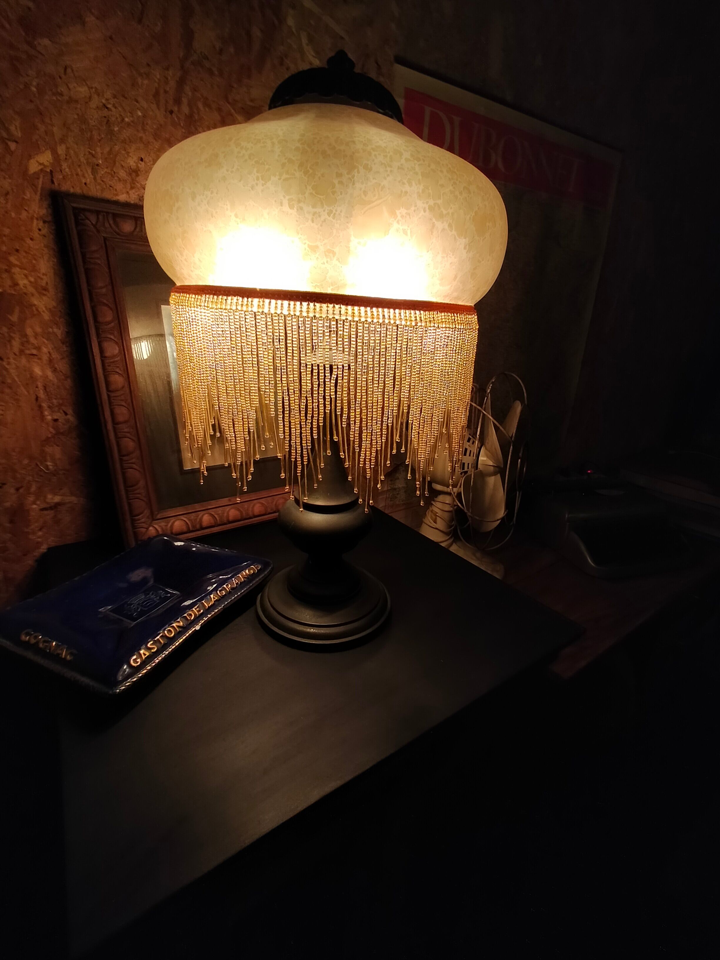 Table lamp, mushroom style, art-nouveau period