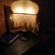 Table lamp, mushroom style, art-nouveau period