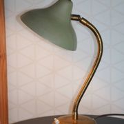 Lampe à poser laiton verte 420mm
