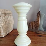Alabaster candlestick