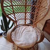 Gio Ponti wicker armchair